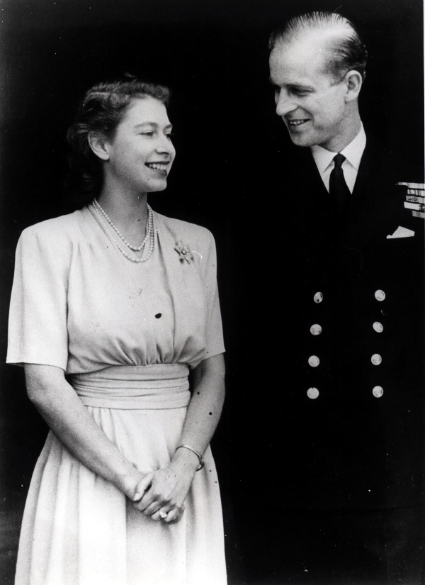 Kráľovná Alžbeta II. s manželom