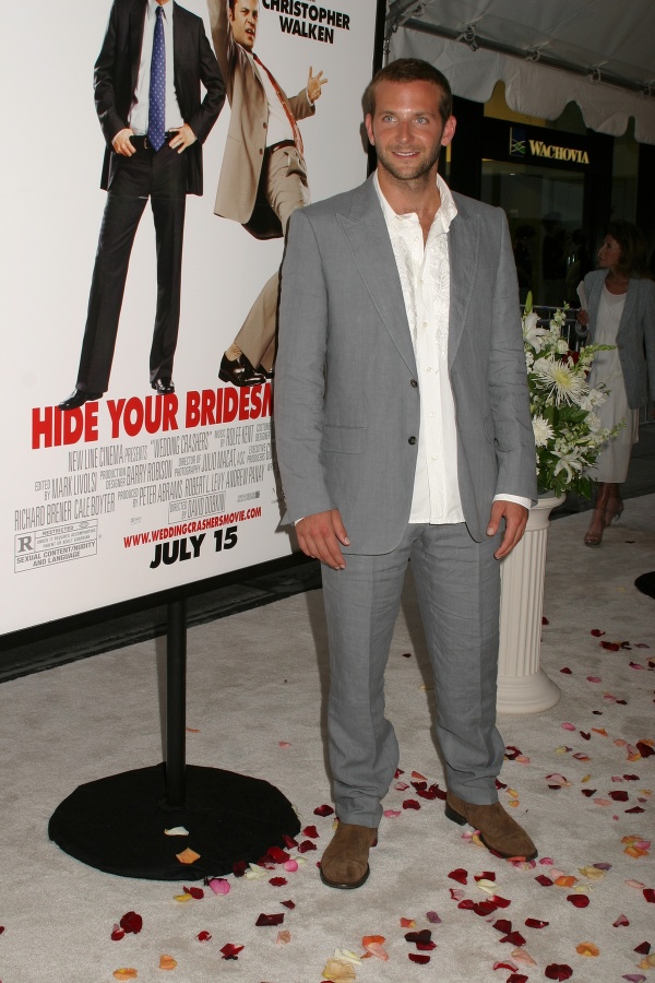 Bradley Cooper na premiére Wedding Crashers