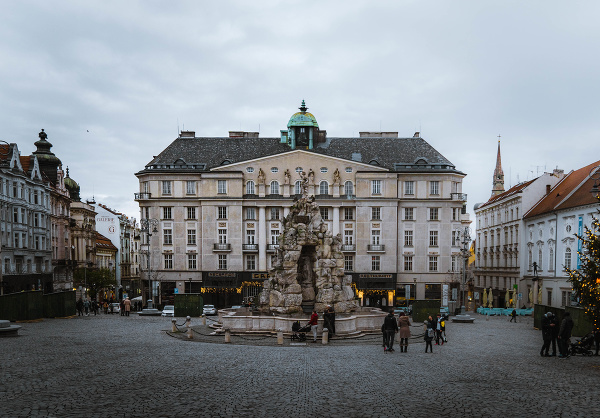 Zelený trh, Brno.