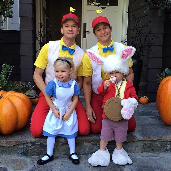 Neil Patrick Harris s rodinou