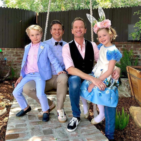 Neil Patrick Harris s rodinou