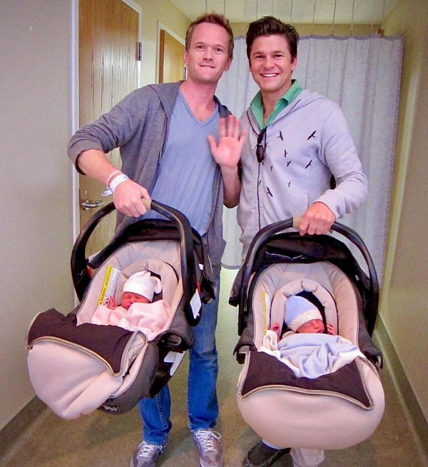 Neil Patrick Harris s rodinou