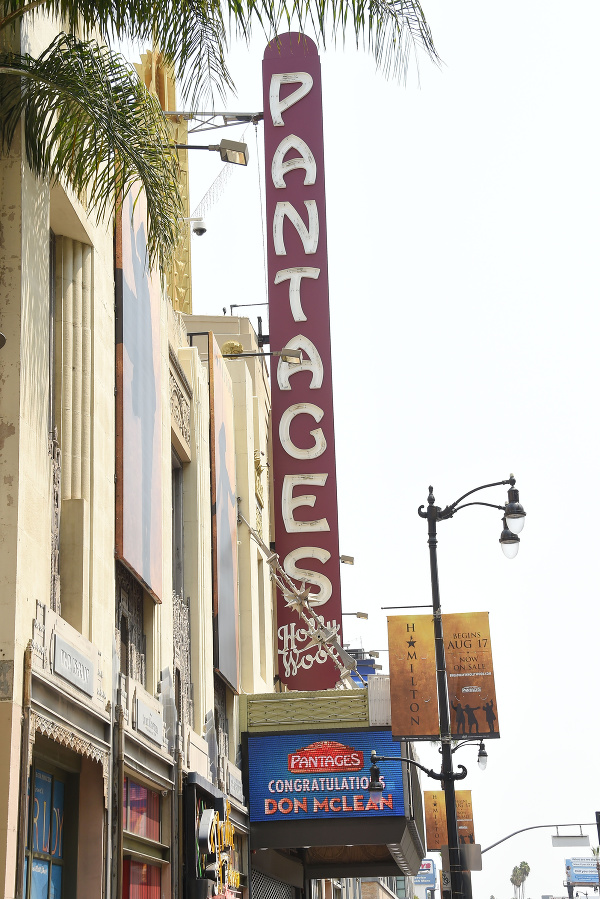 Pantages Theatre, Hollywood