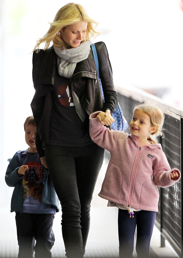 Gwyneth Paltrow so svojimi deťmi.