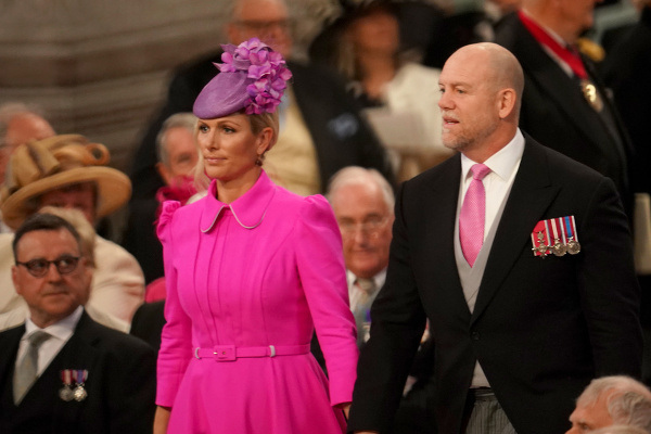 Princezná Zara Anna Tindall s manželom Mikeom Tindallom.