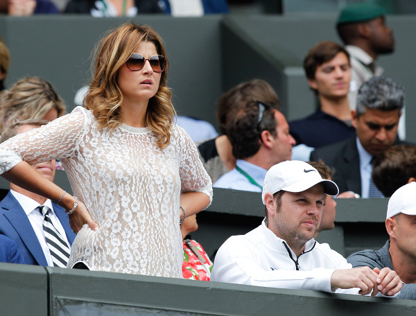 Mirka, manželka Rogera Federera