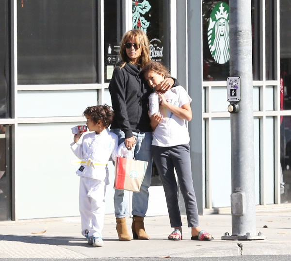 Halle Berry s deťmi 