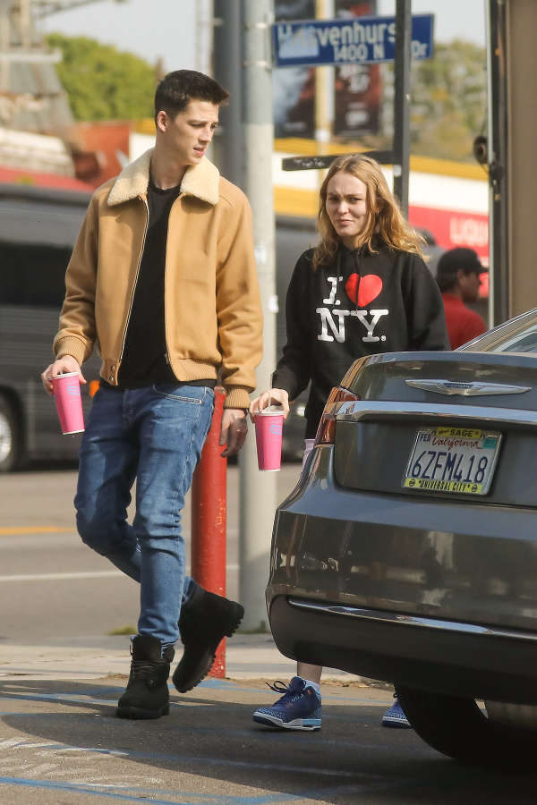 Lily Rose Depp and Ash Stymest