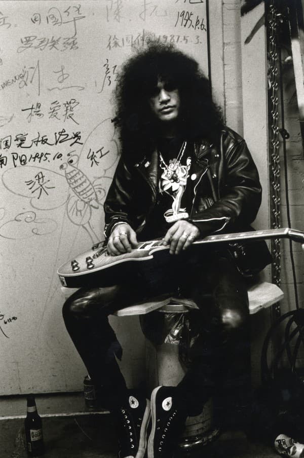 Gitarista Slash z kapely Guns n´Roses