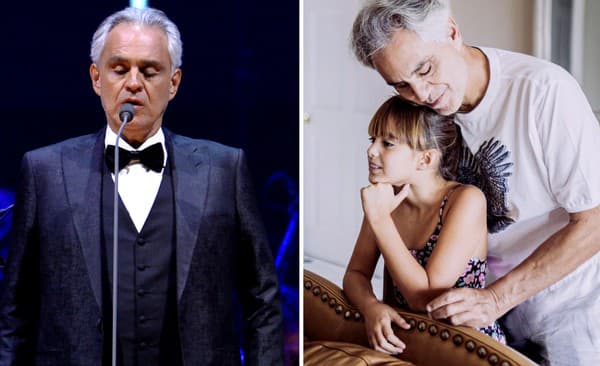 Andrea Bocelli s dcérkou