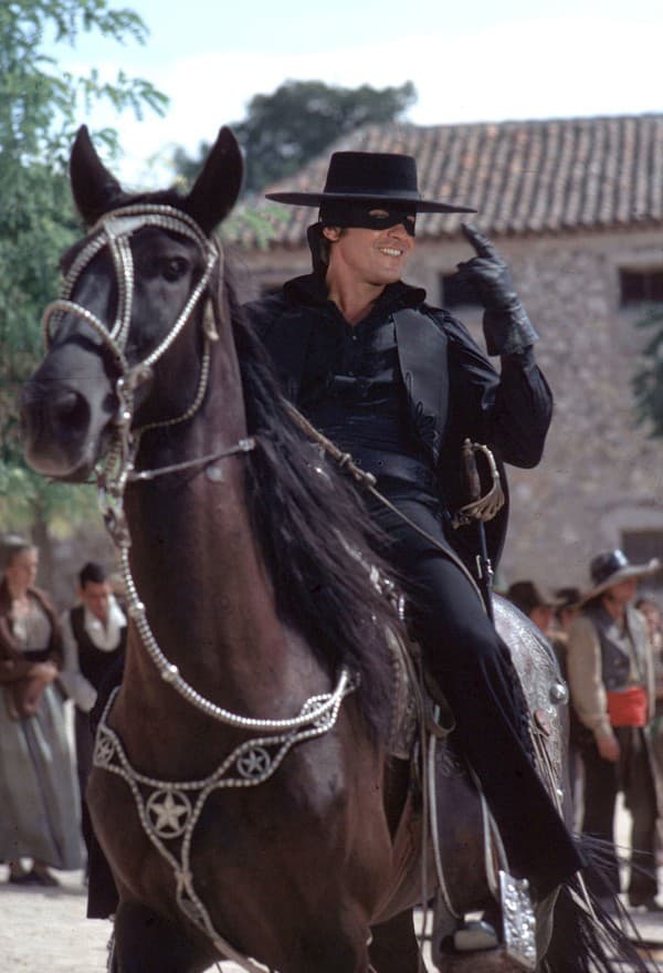 Alain Delon ako Zorro.