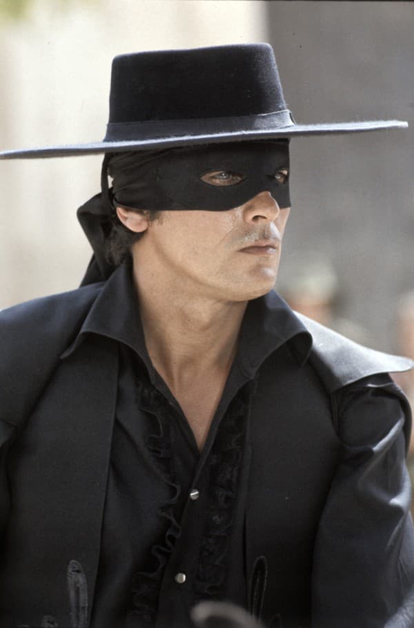 Alain Delon ako Zorro.