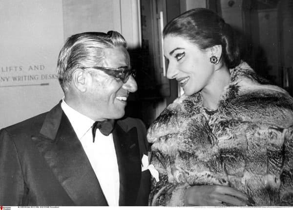 Maria Callas a Aristoteles Onassis 
