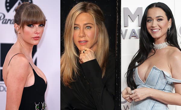Taylor Swift, Jennifer Aniston a Katy Perry