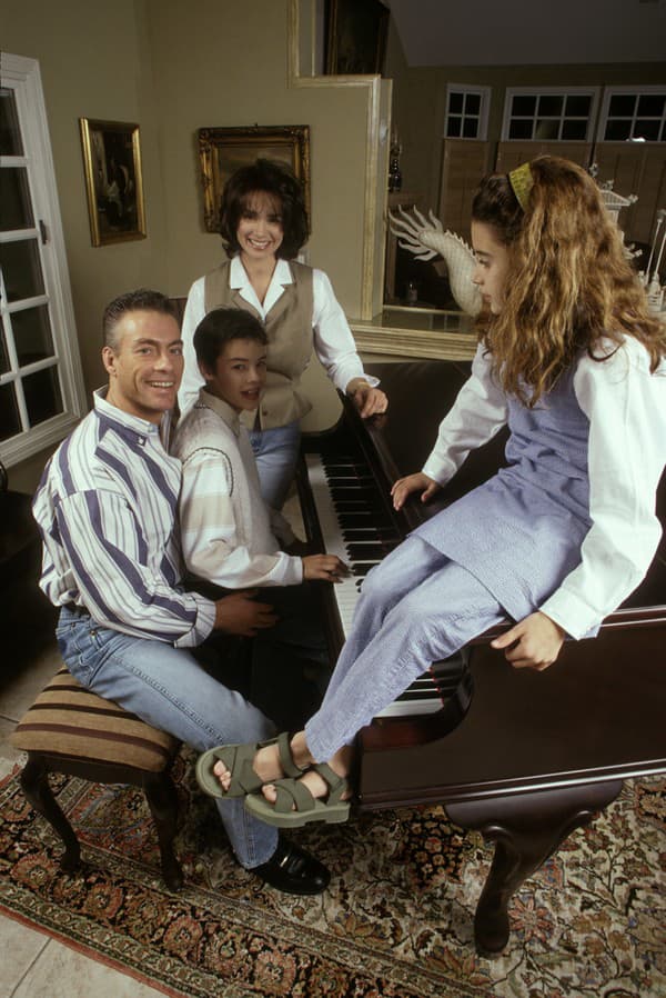 Jean-Claude Van Damme s rodinou