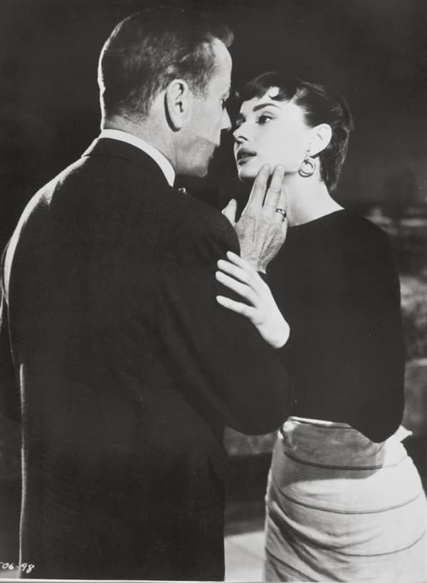 Audrey Hepburn a Humphrey Bogart