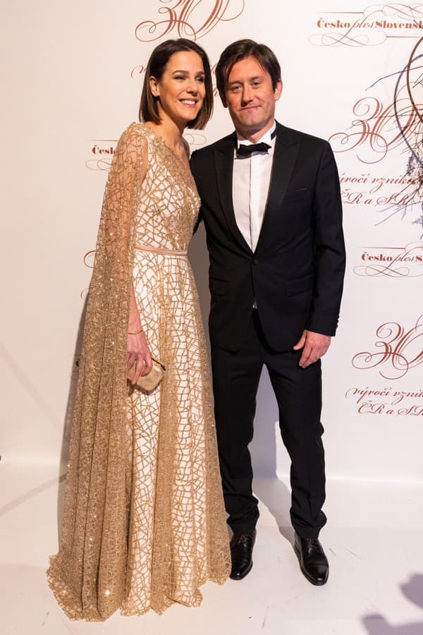 Tomáš Rosický s manželkou