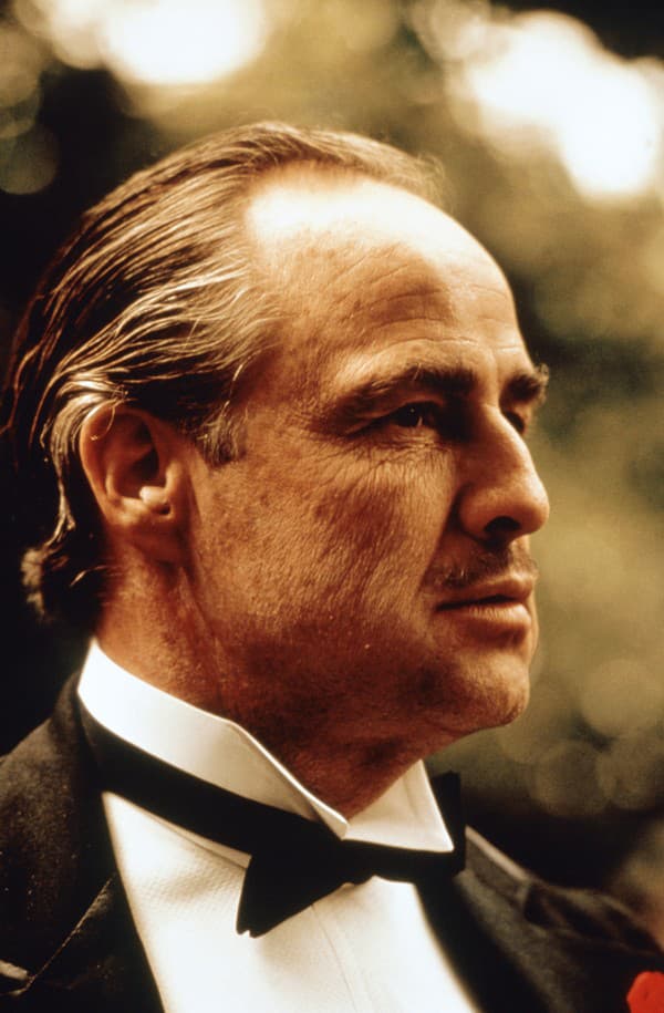 Marlon Brando ako Don Vito Corleone.