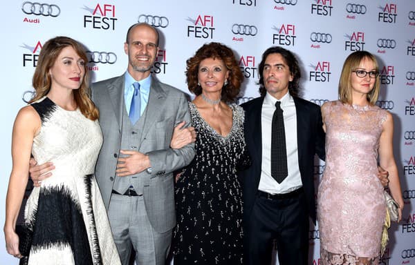 Sasha, Edoardo, Sophia Loren, Carlo ml a Andrea