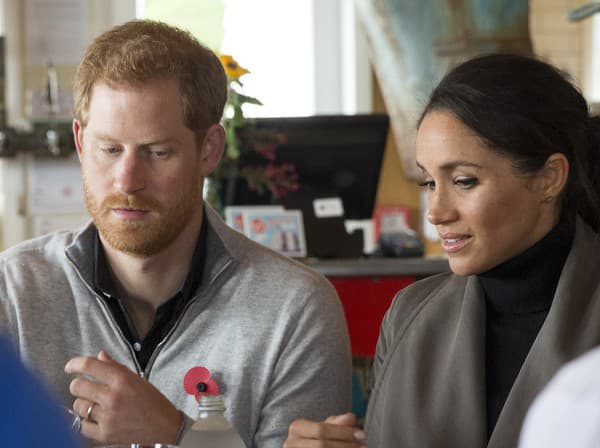 Princ Harry so svojou manželkou Meghan Markle