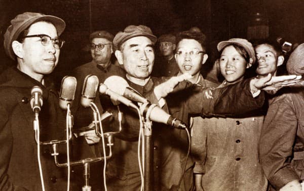 Mao Ce-tung s manželkou