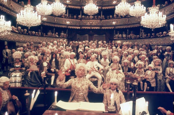 Film 'Amadeus' v réžii Miloša Formana, 1984.