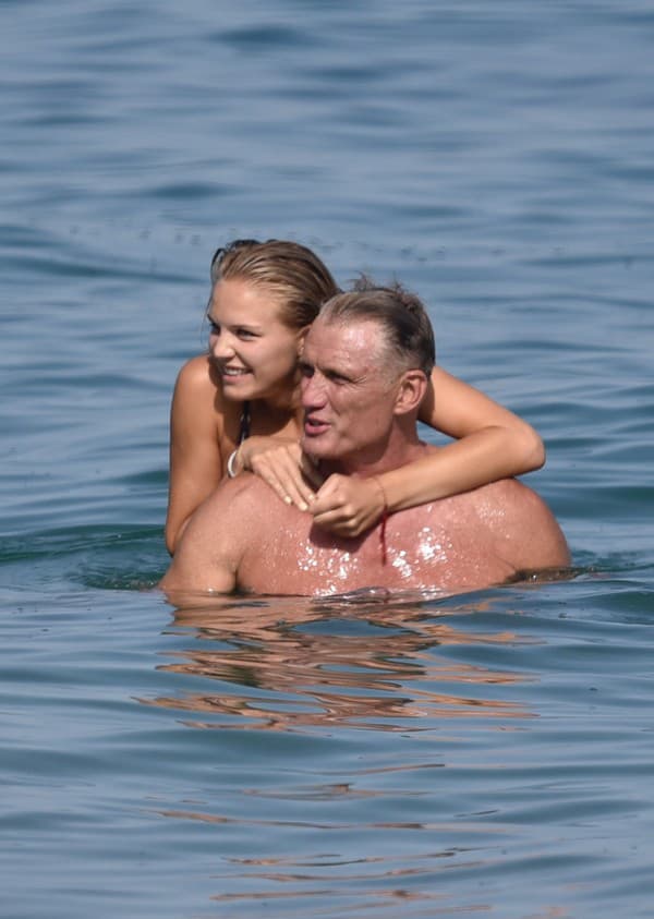Dolph Lundgren s bývalou manželkou Anette