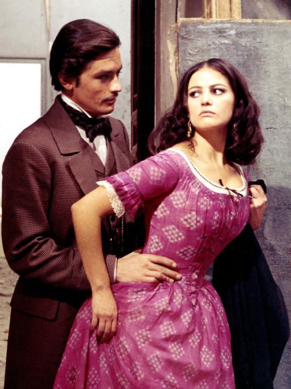 Claudia Cardinale a Alain Delon