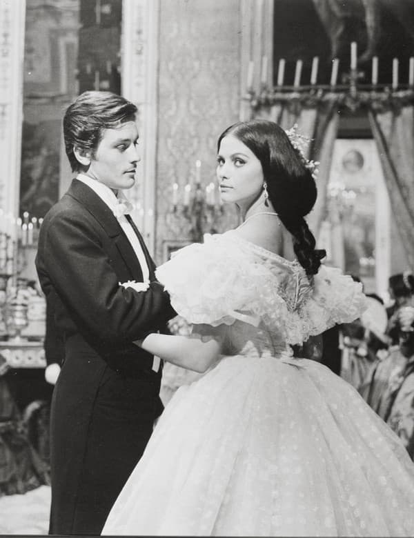 Claudia Cardinale a Alain Delon