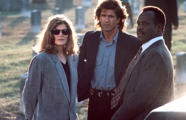 Rene Russo, Mel Gibson a Dany Glover v Smrtonosnej pasci