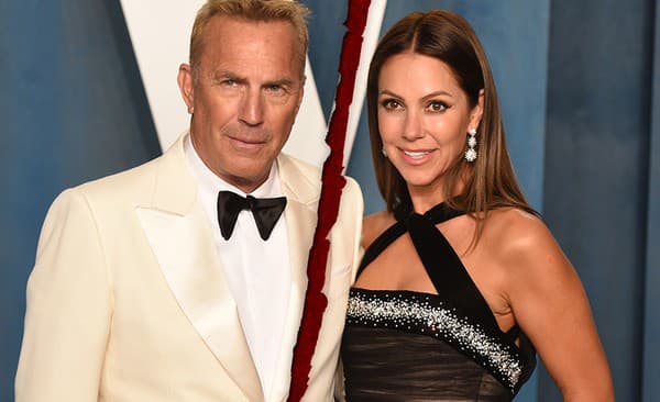 Kevin Costner a Christine Baumgartner tvorili krásny pár. 