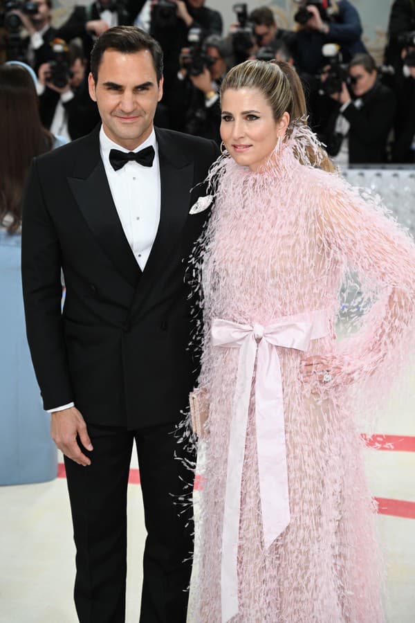 Roger Federer a Mirka Federer na MET GALA 2023