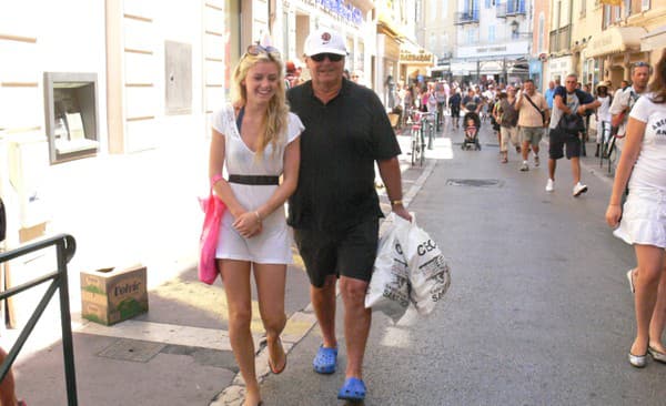 Jack Nicholson s dcérou Lorraine v Saint-Tropez v roku 2006.