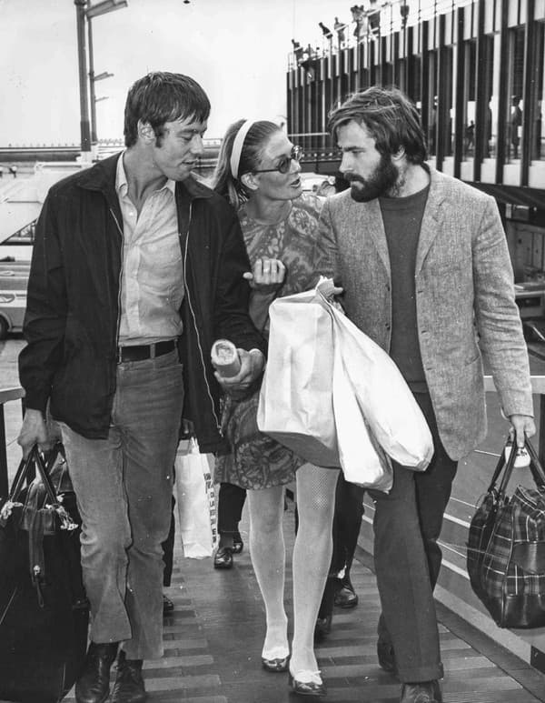 Franco Nero, Vanessa Redgrave a Peter Mcenery, 1968.