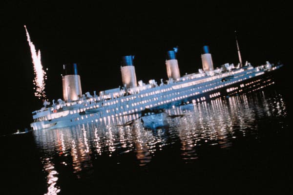 Potápanie filmového Titanicu