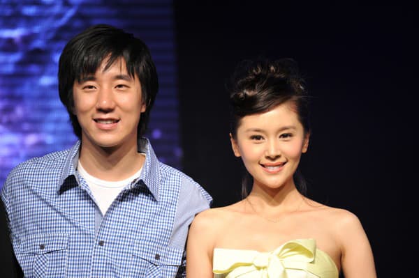 Jaycee Chan s herečkou Wang Ziwen.