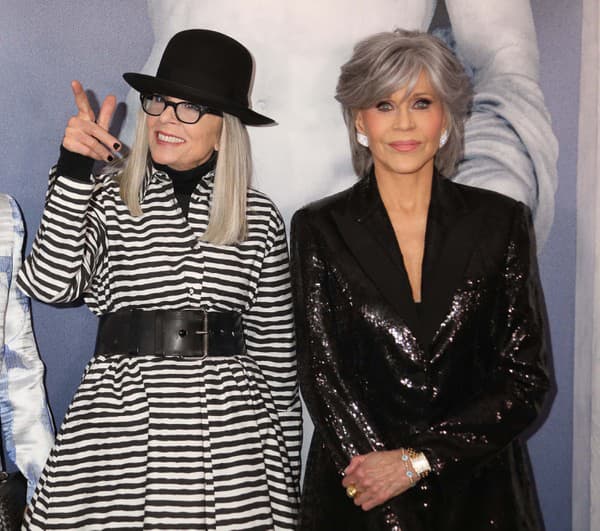 Herečky Diane Keaton a Jane Fonda.