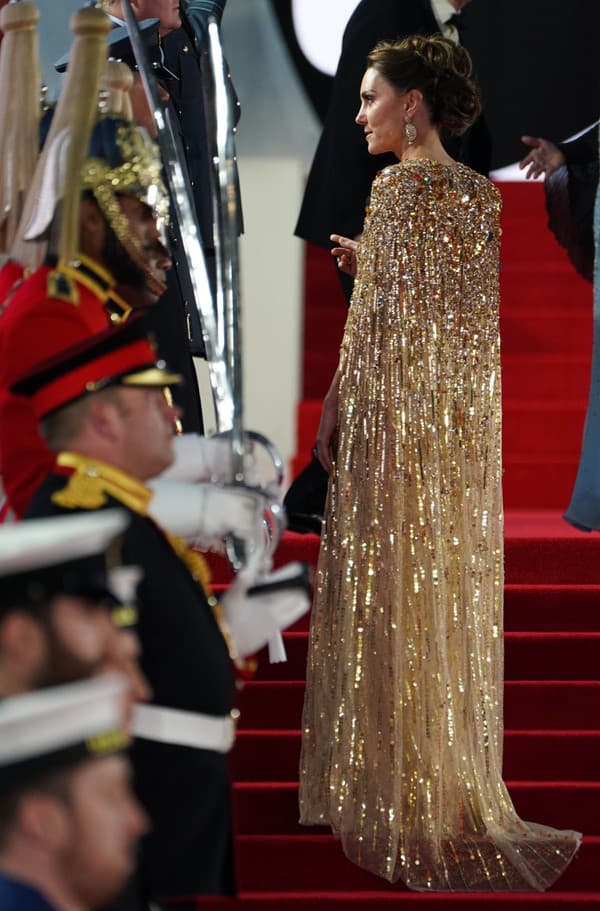 Budúca kráľovná v nádhernom modeli šiat od módnej návrhárky Jenny Packham.