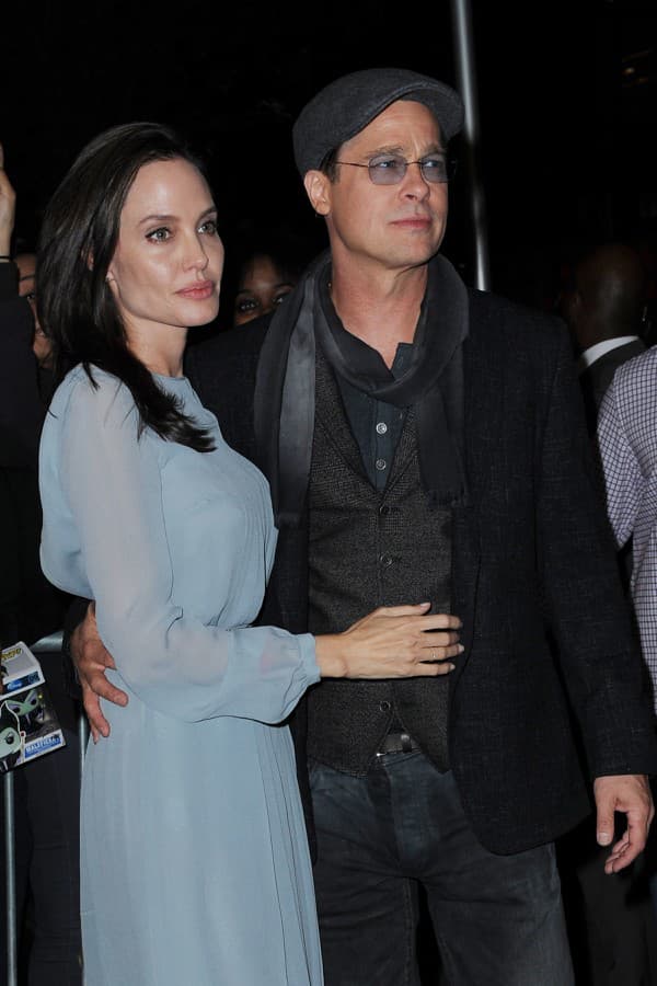 Brad Pitt a Angelina Jolie.