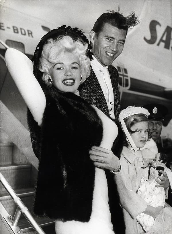 Jayne Mansfield a Mickey Hargitay 