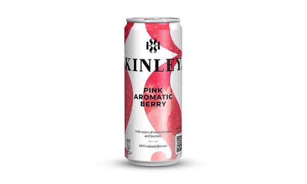 V Kinley Pink Aromatic Berry je chuť sladkého ovocia jemne doplnená kvetinovým pozadím.