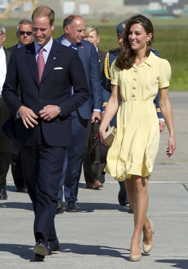 Princ William a princezná Kate v Calgary.