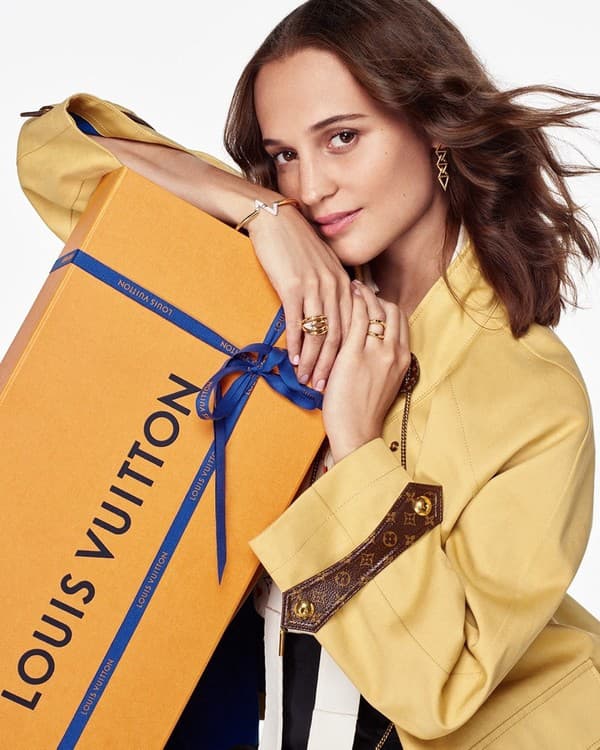 Alicia Vikander pre Louis Vuitton, 2020.