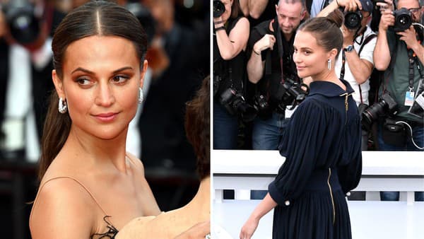 Alicia Vikander v Cannes.