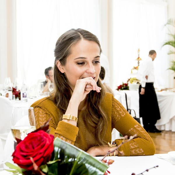 Herečka Alicia Vikander.