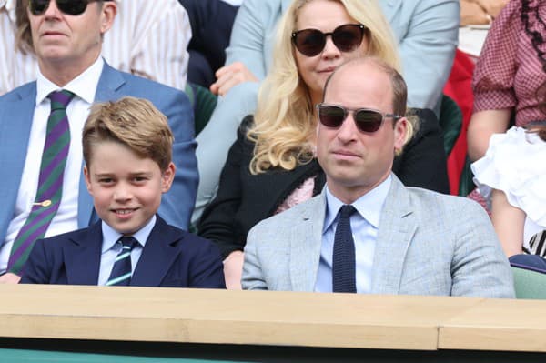 Princ William so svojím synom Georgeom. 