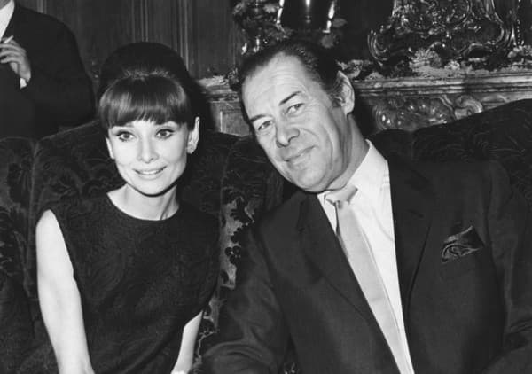 Audrey Hepburn a Rex Harrison 