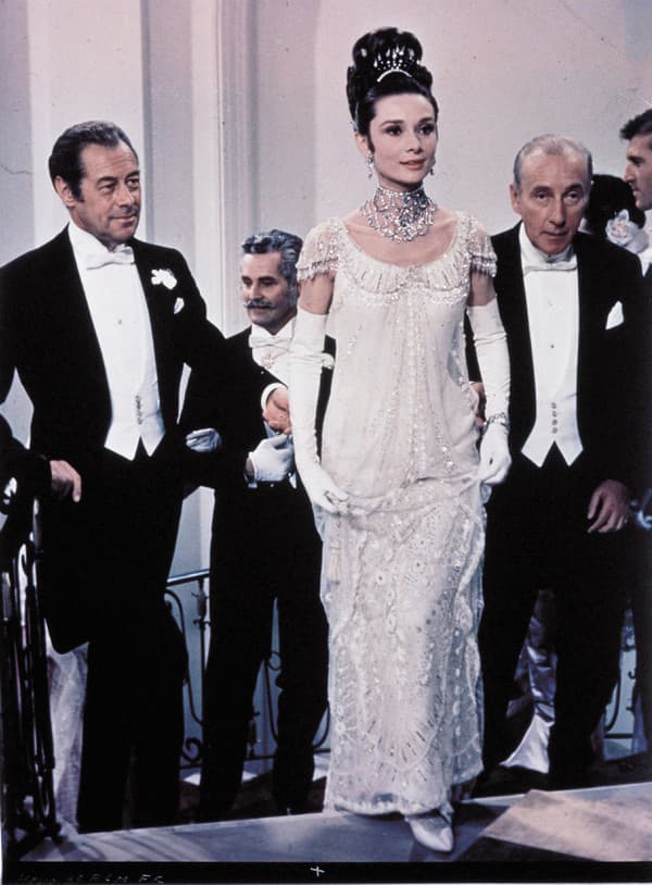 Rex Harrison s Audrey Hepburn vo filme My Fair Lady. 