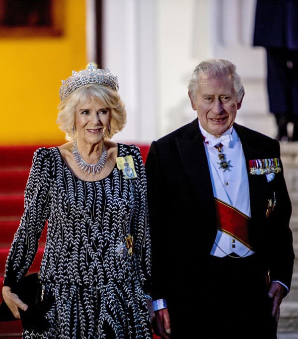 Kráľovná Camilla, manželka britského kráľa.