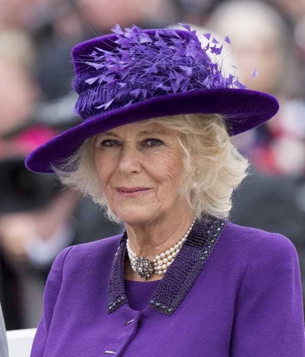 Kráľovná Camilla, manželka britského kráľa.